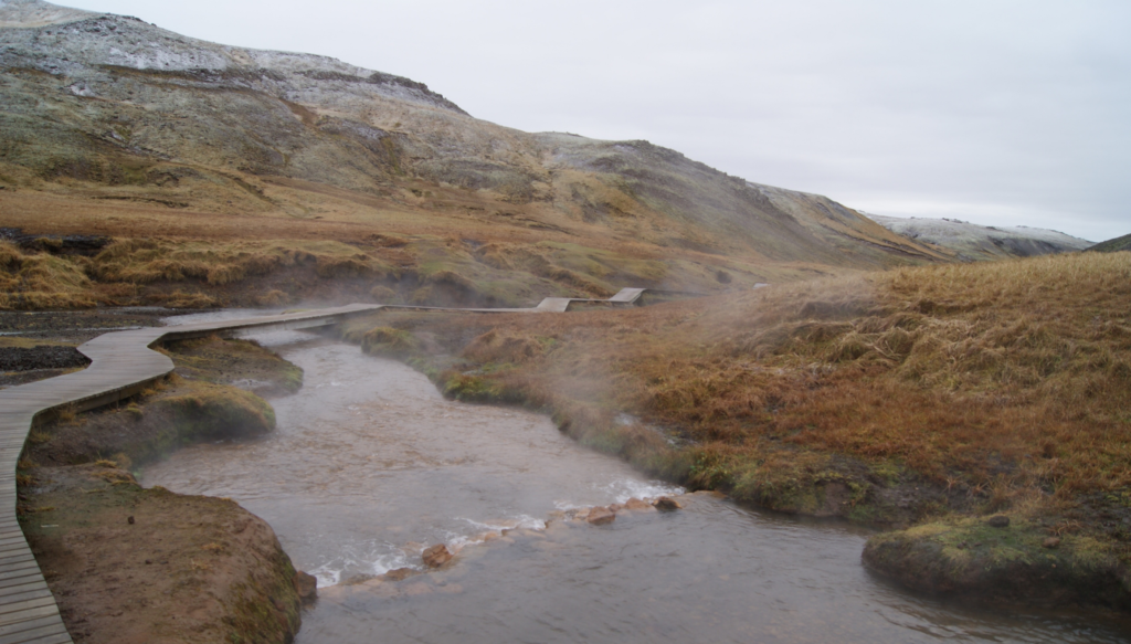 Reykjadalur Hot Springs.