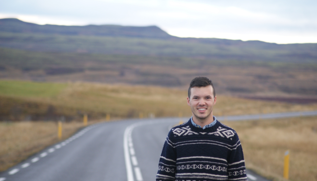 Lance enjoying the open road.